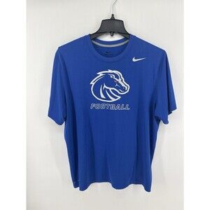 Boise State Broncos Shirt Men’s XL Blue NCAA Football Nike Dri Fit Tee Top